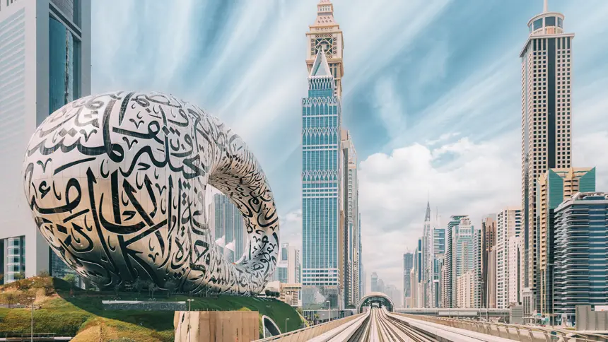 Glass Skyscrapers in Dubai